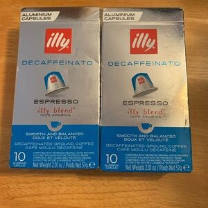 1 Illy Decaffeinato Espresso 20 Capsules Classic Roast Exp 6/26